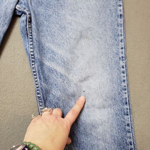 Vintage Orange tab Levis 619 Jeans 80s Canadian made - Picture 5 of 16